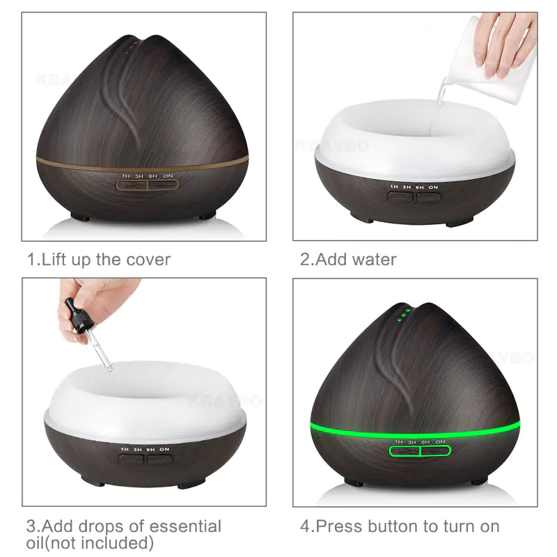 Diffuseur Serenity Zen™ – Brume apaisante & Ambiance relaxante